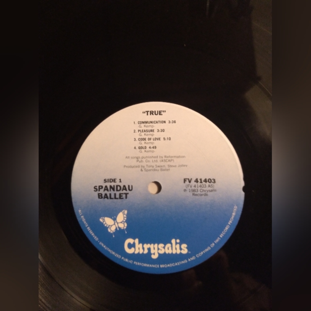 Spandau Ballet Album " True" - Picture 3 of 4